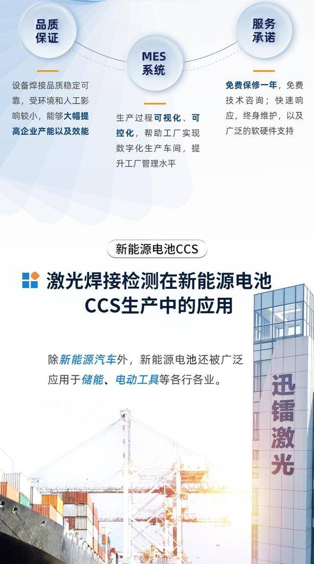 迅镭激光新能源电池CCS制造解决方案 赋能电池制造高精度与高可靠性